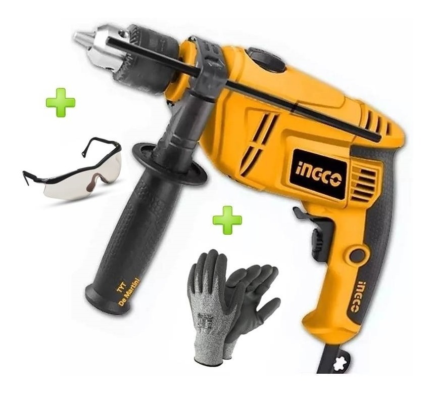 Taladro Percutor Ingco 13mm 650w Id6508 + Obsequios! Tyt - Imagen 2