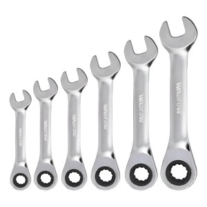 Set X 6 Llaves Combinadas Con Crique Wadfow Wsp6406 - Tyt