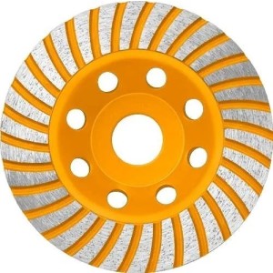 Ff Disco Copa 4 1/2  Diamantado 30 Segto Desbaste Hormigon Ingco