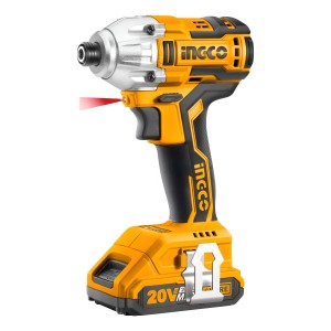 Atornillador Llave Impacto 1/4'' Bateria 20v Ingco Cirli2002