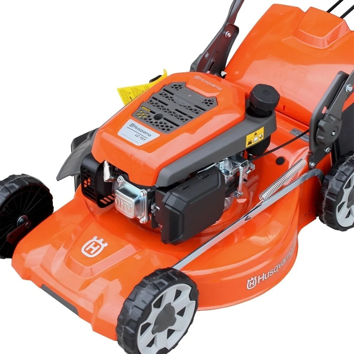 Cortadora Cesped 6hp Husqvarna Lc151 Recolector Freno Auto. - Imagen 3