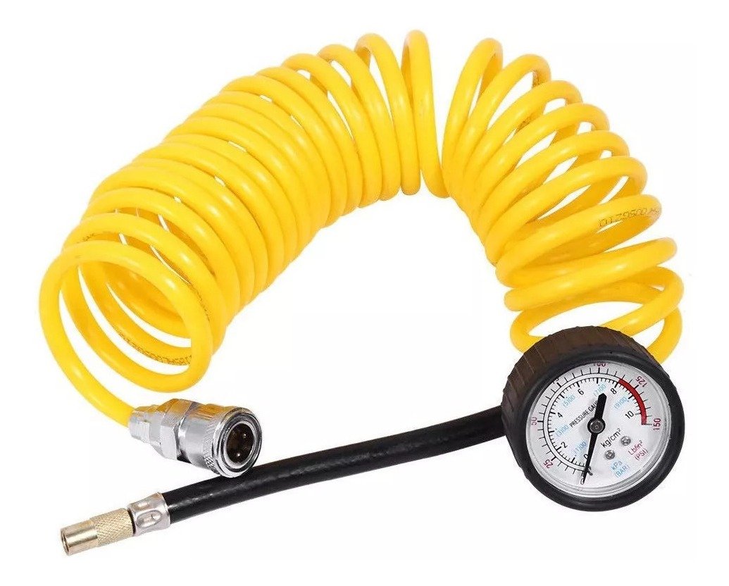 Compresor Inflador De Aire 12v 150psi Doble Piston C/reloj - Imagen 5