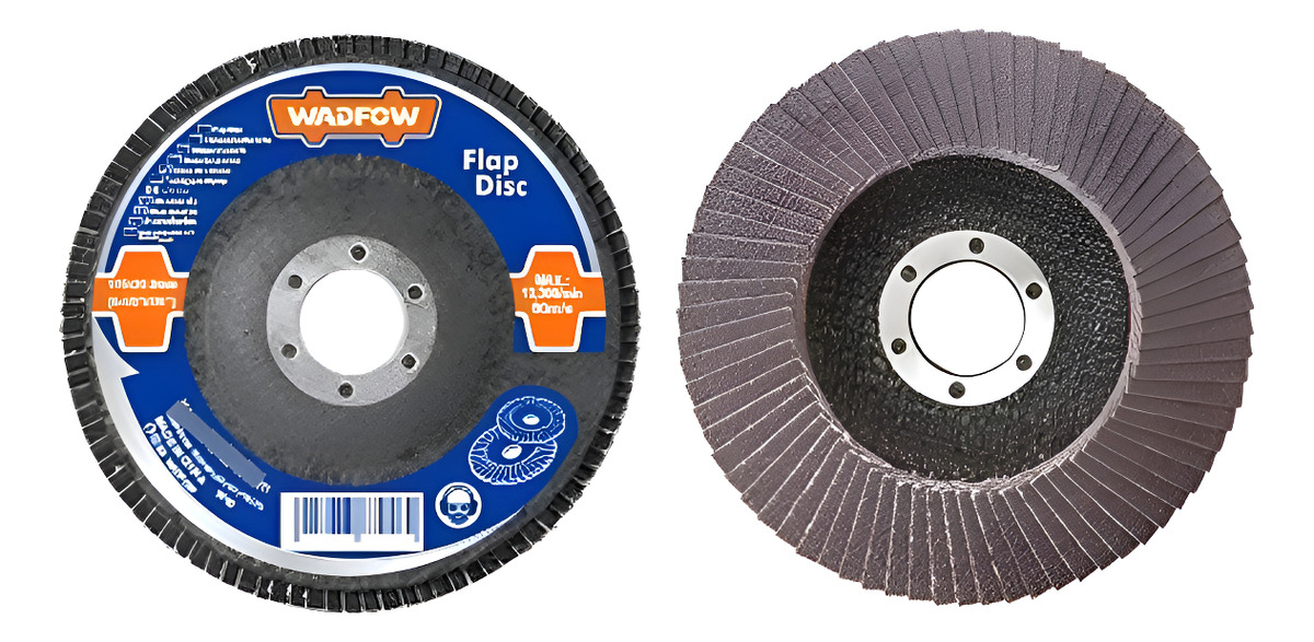 Disco Flap 115 Mm Grano 40 Wadfow Color Azul