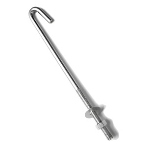 Gancho J Completo Para Techo De Chapa De Zinc 65 Mmx100 Unid