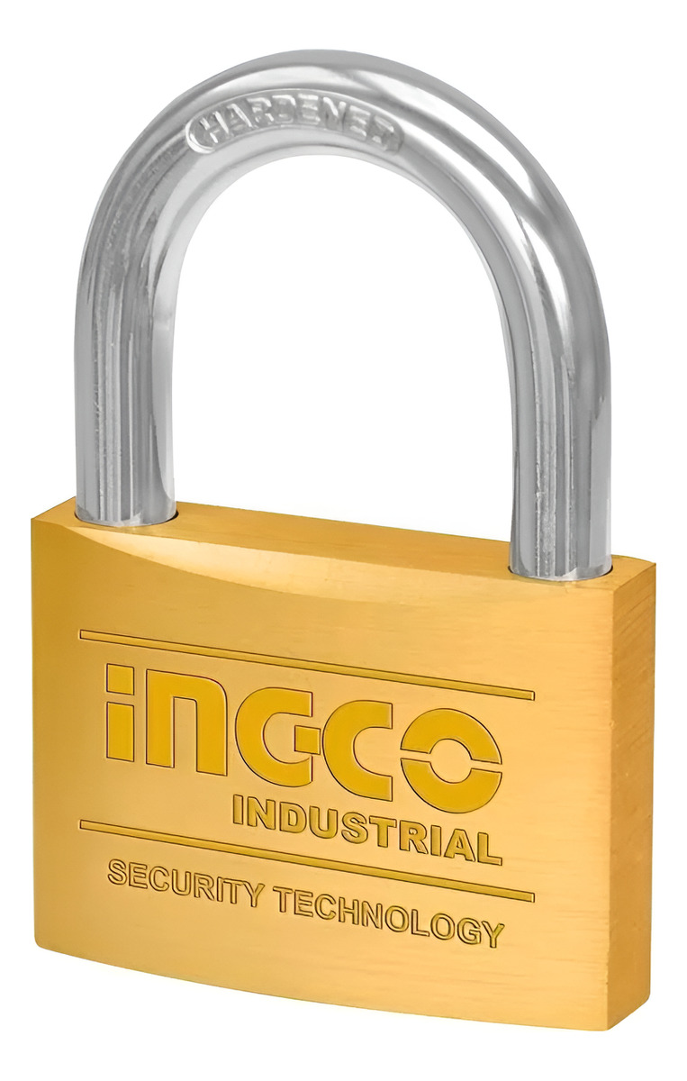 Candado Bronce 30mm Ingco 3 Llaves Dbpl0302 - Smf Color Dorado