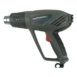 Pistola De Calor 2000w Gladiator Pro Pc800k Gris Oscuro
