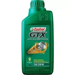 Aceite Mineral Gtx Castrol 25w60 1/4 Galon Motores Nafta