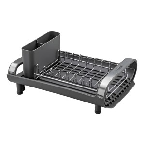 Mini Escurridor Para Platos Tramontina Extensible Color Gris