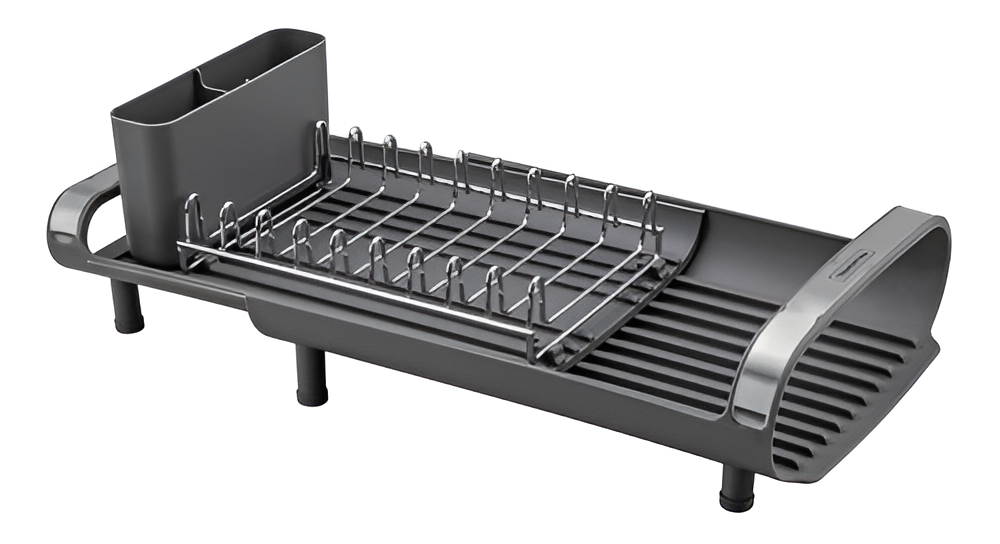 Mini Escurridor Para Platos Tramontina Extensible Color Gris - Imagen 2