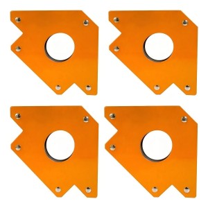 Set 4 Escuadras Magnética Soldar Carpintero 4 50lb Lusqtoff