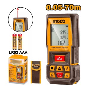 Medidor De Distancia Laser 70 Mts C/estuche Ingco Hldd0708