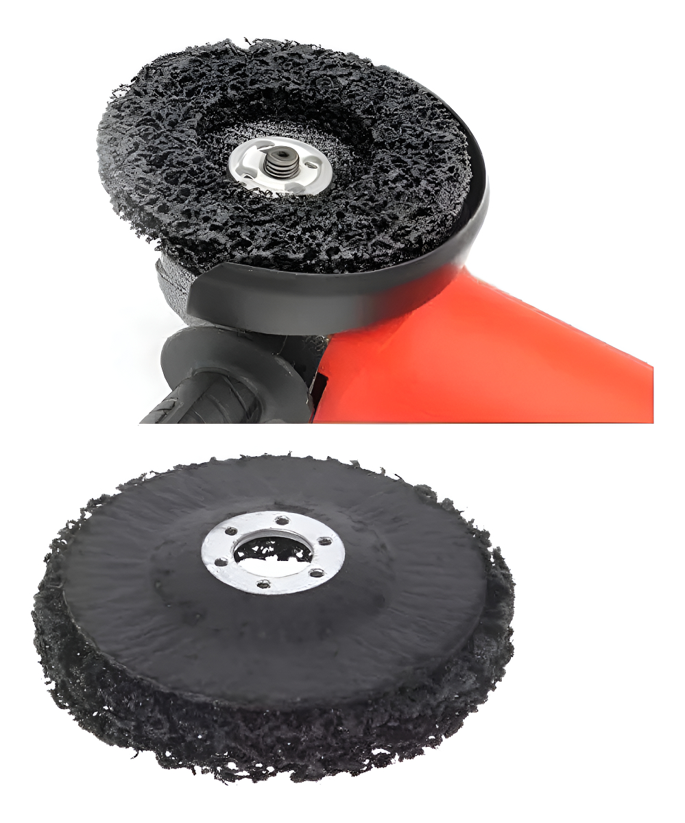 Disco Fibra Removedor De Pintura Pulir Hierro Madera 41/2