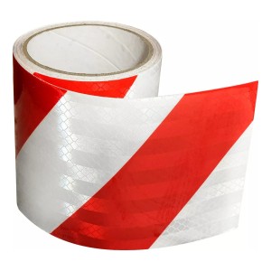 Cinta Banda Reflectiva 250cm De Largo X 10cm Ancho Diagonal