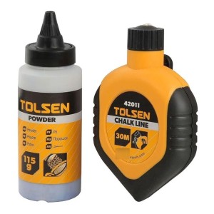 Tiralineas Chocla + Tiza Tolsen 30 Metros Profesional 42011