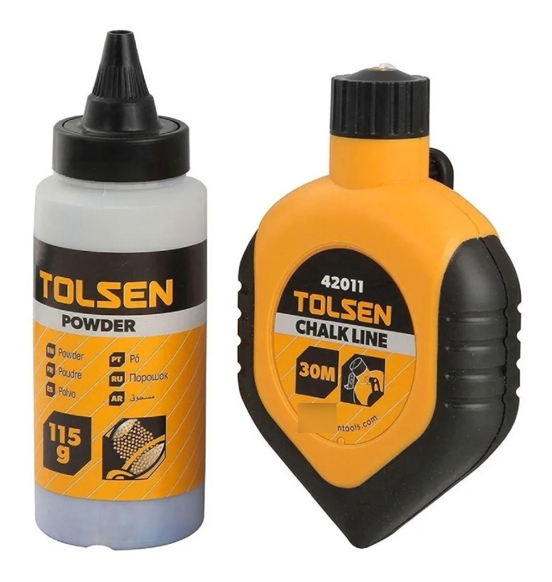 Tiralineas Chocla + Tiza Tolsen 30 Metros Profesional 42011