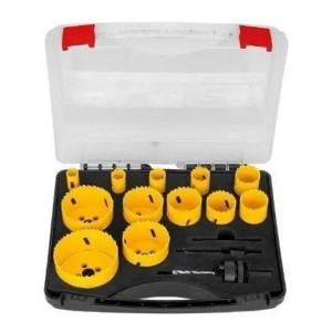 Juego De 15 Sierras Mecha Copa Metal Tramontina - Tyt