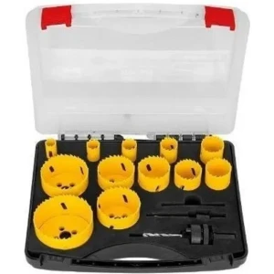 Juego De 15 Sierras Mecha Copa Metal Tramontina -