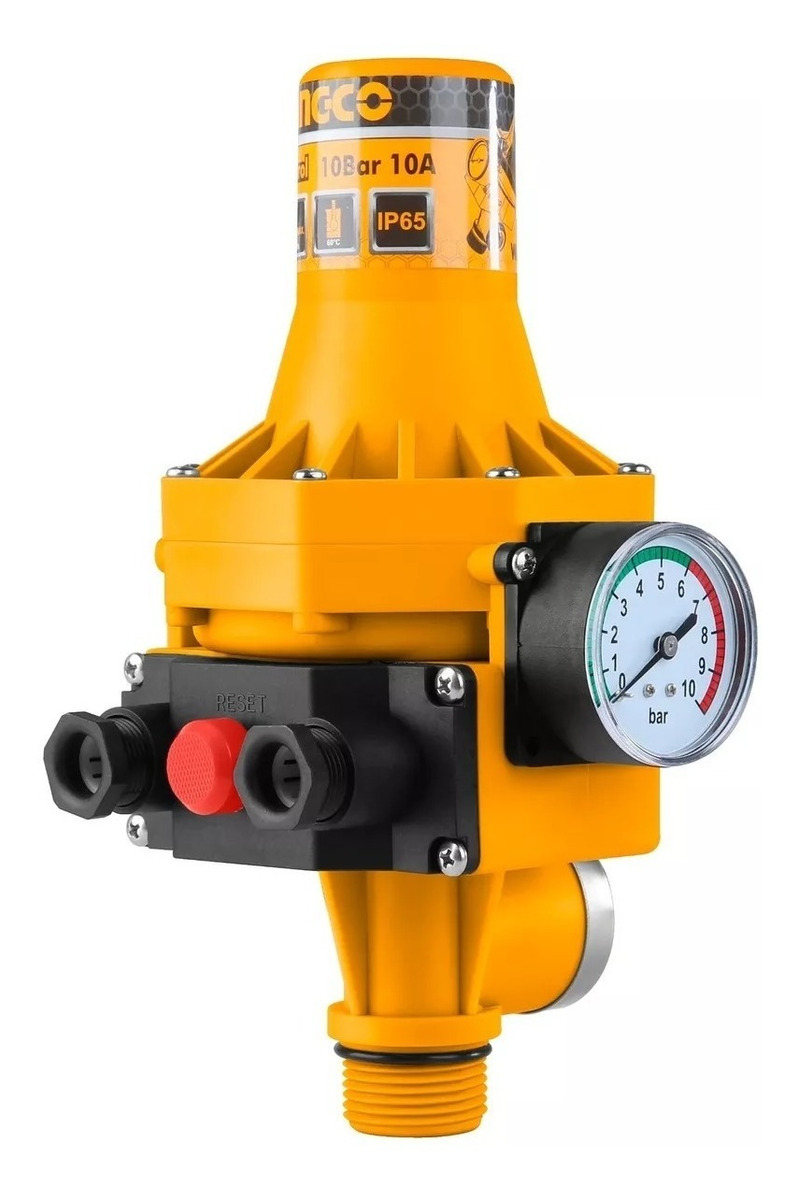 Regulador Press Control Ingco Waps002 Con Medidor Presion