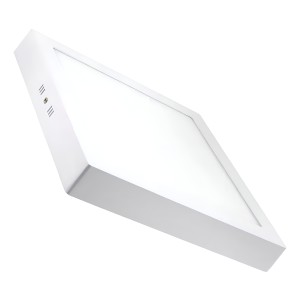 Panel Luz Led Plafon Techo Exterior Frio 18w Cuadrado Spot ! Blanco