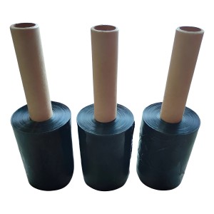 Pack X 3 Nylon Film Stretch Con Mango Negro Embalaje De 600g