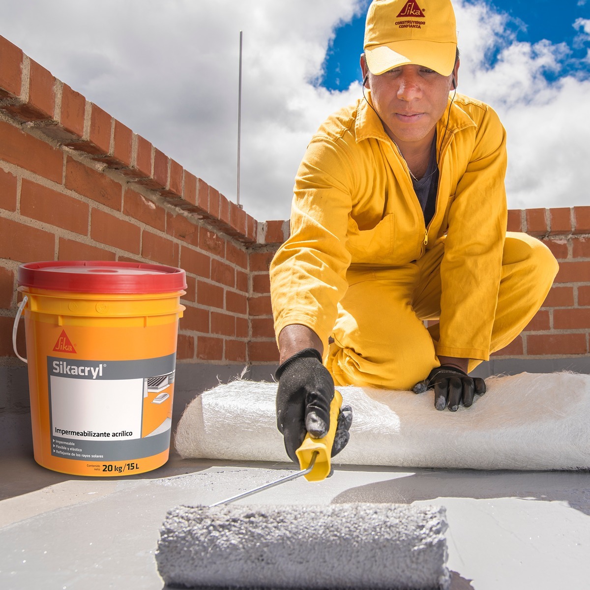 Sikacryl Impermealizante Liquida Sika 20 + 20 Kgs. Colores - Imagen 3