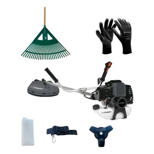 Desmalezadora Gladiator 52cc 2hp + Rastrillo + Guante