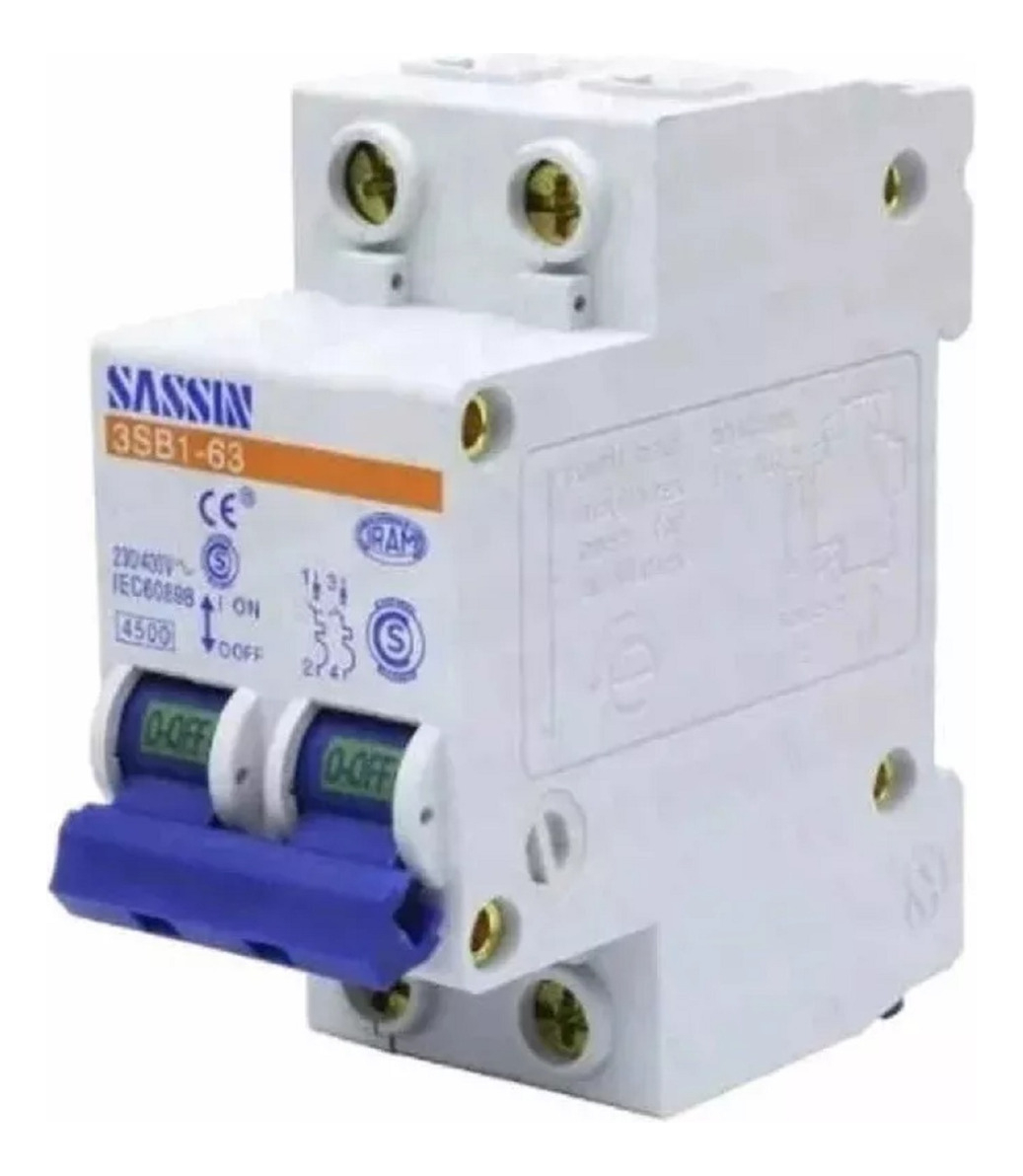 Llave Térmica Interruptor Bipolar 10 A 16 Amp Autorizada