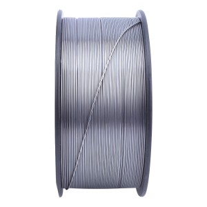 Rollo De Alambre Flux Para Soldar Sin Gas 0,8mm 1 Kilo Plateado