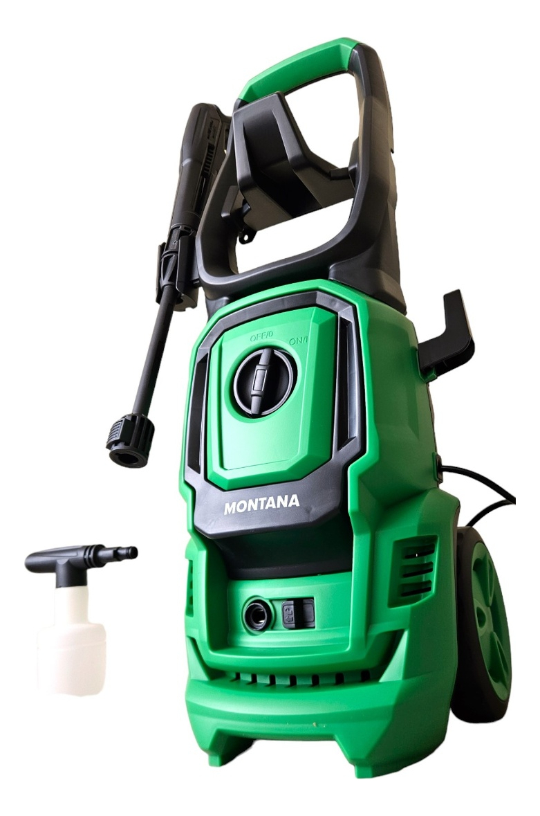 Hidrolavadora Montana 1.800 W / 140 Bar Max / Muy Potente Verde Oscuro