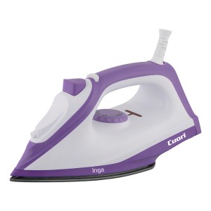 Plancha Cuori Cuo4120 Seca Con Spray Rociador Color Blanco