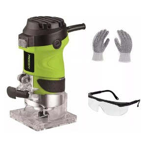 Kit Router Fresadora De Mano Prescott 550w 30000 Rpm - Tyt