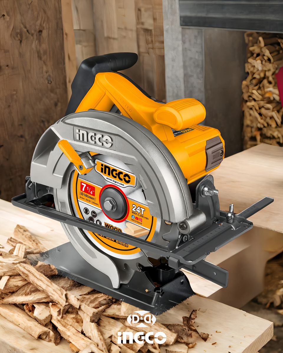 Sierra Circular 7 1/4 1400w Ingco Cs18538 - Imagen 8