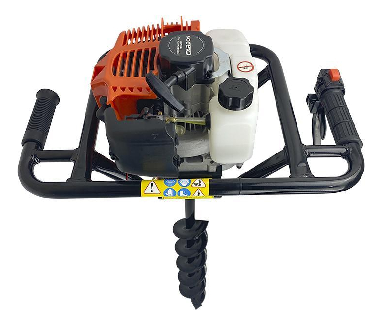 Perforadora De Suelo A Gasolina De 52 Cc Con 3 Taladros Y 1 M De Extensión - Imagen 5