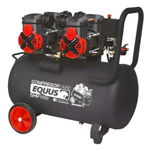 Compresor Sin Aceite Silencioso 5 Hp 100l Equus Monofasico