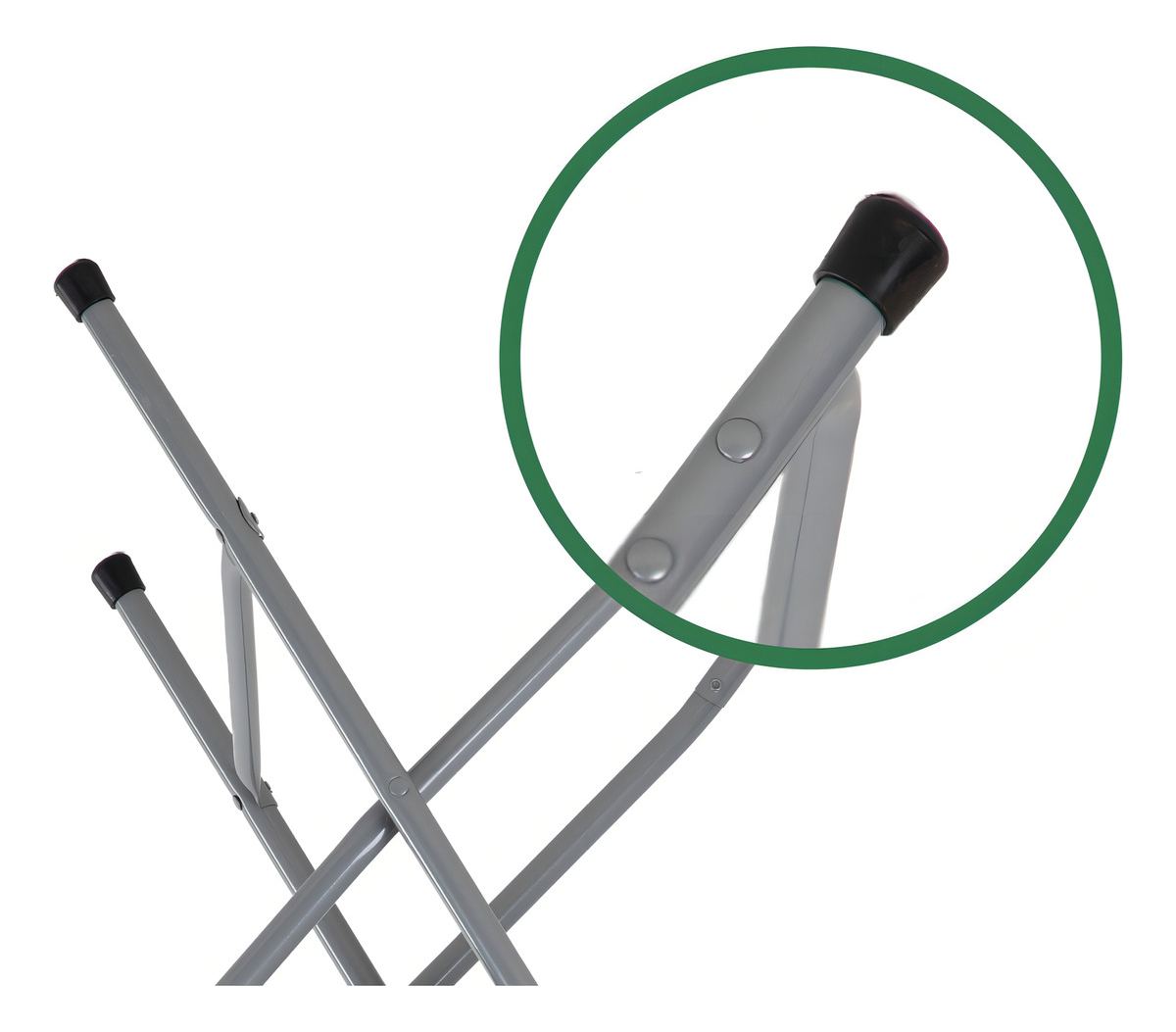 Silla Plegable Plástico Blanca Kingshouse Jardín Reforzada Antideslizante Blanco - Imagen 2