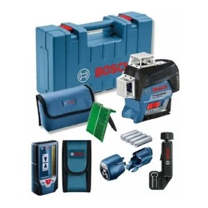 Nivel Láser De Líneas 360º Bosch Gll 3-80cg+receptor Lr7 Tyt