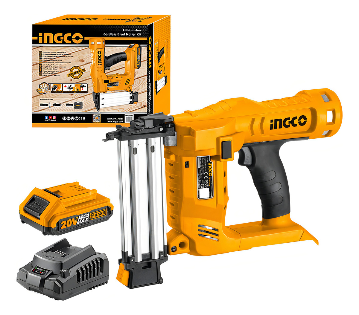 Clavadora 1 Bateria + 1 Cargador Ingco Cbnli2016 - Smf