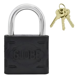Candado Globe Negro De Hierro 30mm 3 Llaves - Tyt
