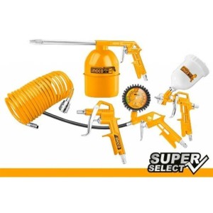 Kit Compresor Plastico Akt0053-1 5 Piezas Ingco