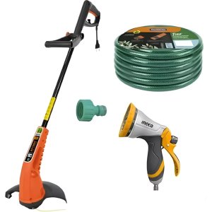 Bordeadora 1500w Tramontina + Manguera 10m + Kit Riego - Tyt
