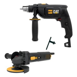 Amoladora Cat 750w + Taladro Cat 750w