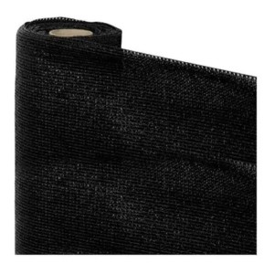 Malla De Sombra Verde Y Negra 80% Sombra 2mt De Ancho X12mt