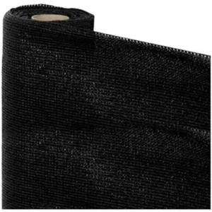 Malla De Sombra Verde Y Negra 80% Sombra 2mt De Ancho X12mt