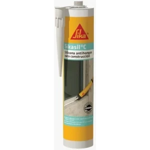Sellador De Silicona Sikasil C - - 280cc Color Transparente