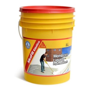 Membrana Liquida Sikafill Elastico 20 + 4kg Blanco Mate