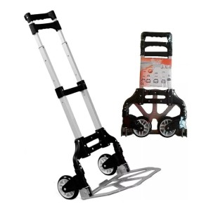 Carro De Mano Carrito Plegable De Carga Aluminio Hasta 80kg(R)