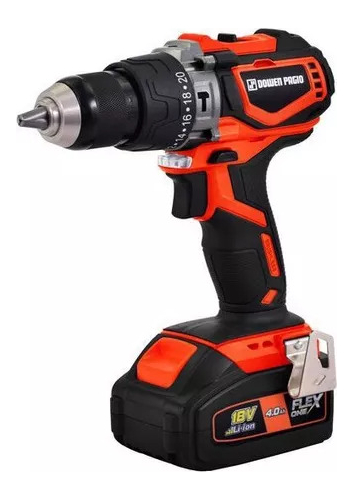 Taladro Percutor 18v Sin Carbones 13mm Dowen - Tyt - Imagen 2