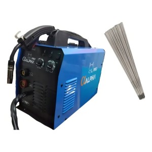 Soldadora 2 En 1 Inverter Mig Electrodo Alpha Pro 160a K37 Color Azul