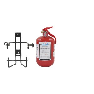 Bomberito Extintor Polvo 1kg Con Soporte (cargado)