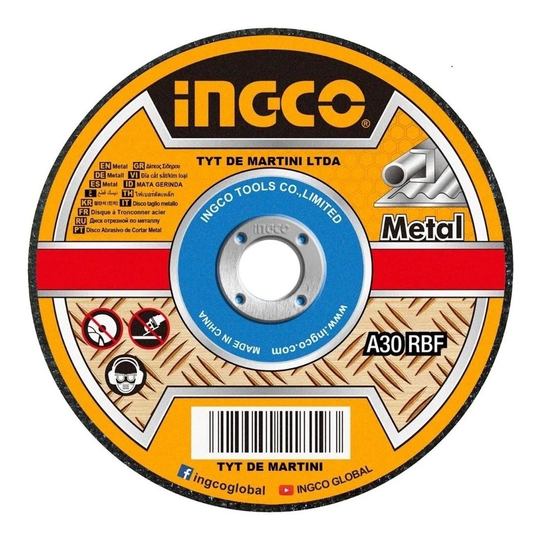 Pack 50 Discos De Corte Metal 4 1/2x1.2mm Ingco Super Select - Imagen 3